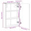 W H Wall Mounted Required Medicine Cabinet Mirror 2-1116342816-1116342827