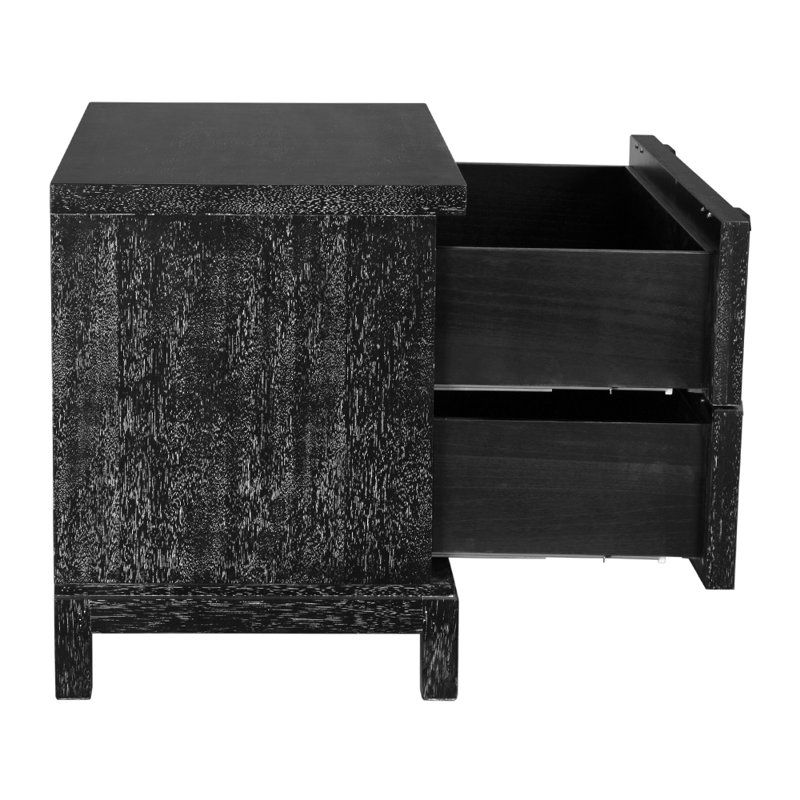 Musashi 2 Drawer, Large, Black Walnut