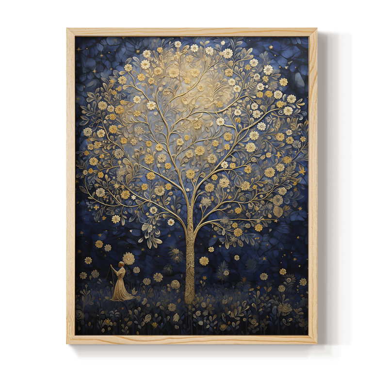«LANDSCAPES Series CCXLIX», reproduction encadrée - bois massif, Naturel, H 11 po x l 9 po