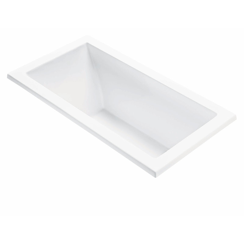 MTI Solutions 17 54" Air Bathtub - Matte, Drop in