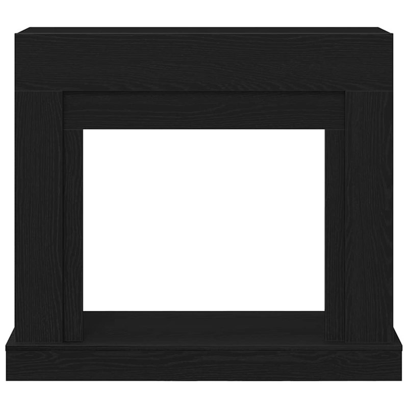 Bois d'ingénierie 39,4 x 11,8 x 34,4 po, Chêne noir
