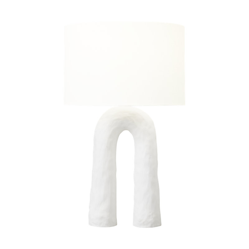 Aura Table Lamp, Matte White