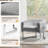Rosetta Glam Armchair With Metal Legs-2000868416