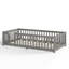 Lits simples en bois peu encombrants, style moderne gris pour enfants
