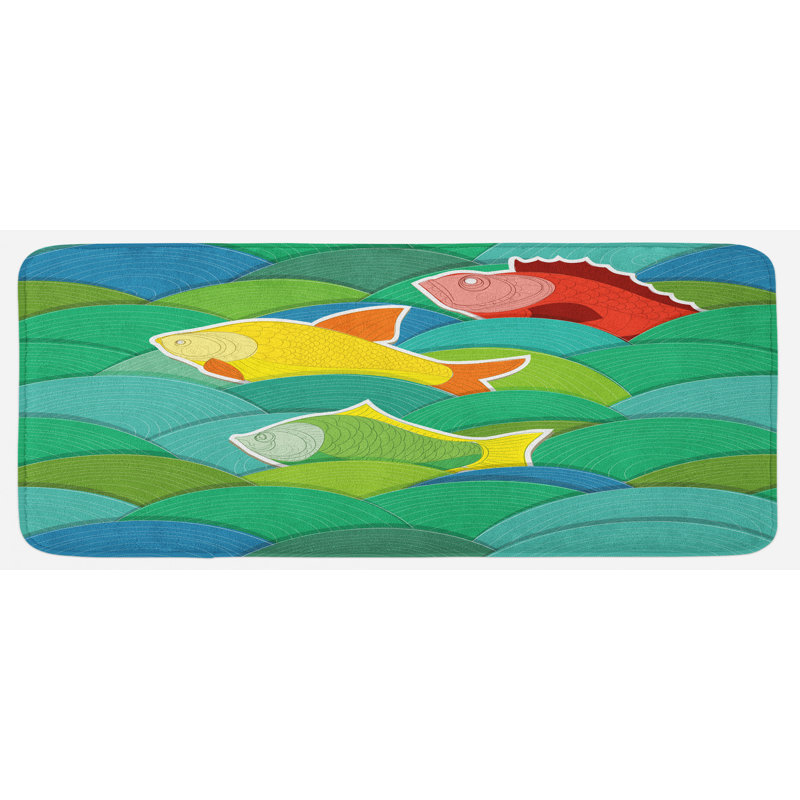 Tapis de cuisine nautique