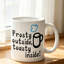 A Ceramic Coffee Mug with a Cozy Design, Perfect for Enjoying Tea, Milk, Or Water While Reading.