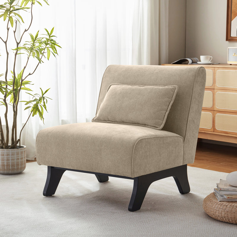 Upholstered Accent Chair, Brown