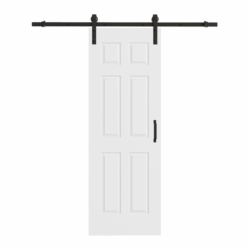 Porte de grange coulissante en bois 80 pi avec 80 po, 30 po x 80 po