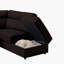 Canapé modulaire en cuir 2 pièces Emsal-1116506073