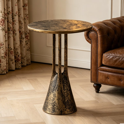 40x40CM Fibreglass Side Table Pedestal Sofa Table