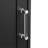 Tall Bathroom Storage Cabinet, Freestanding Storage Cabinet With Two Different Size Drawers And Adjustable Shelf, MDF Board With Painted Finish, Black-1675332677