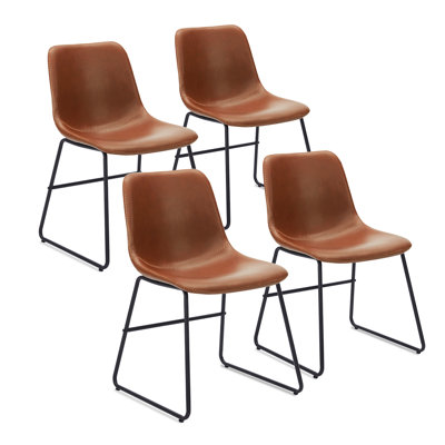 Ipke Faux Leather Upholstered Dining Chair