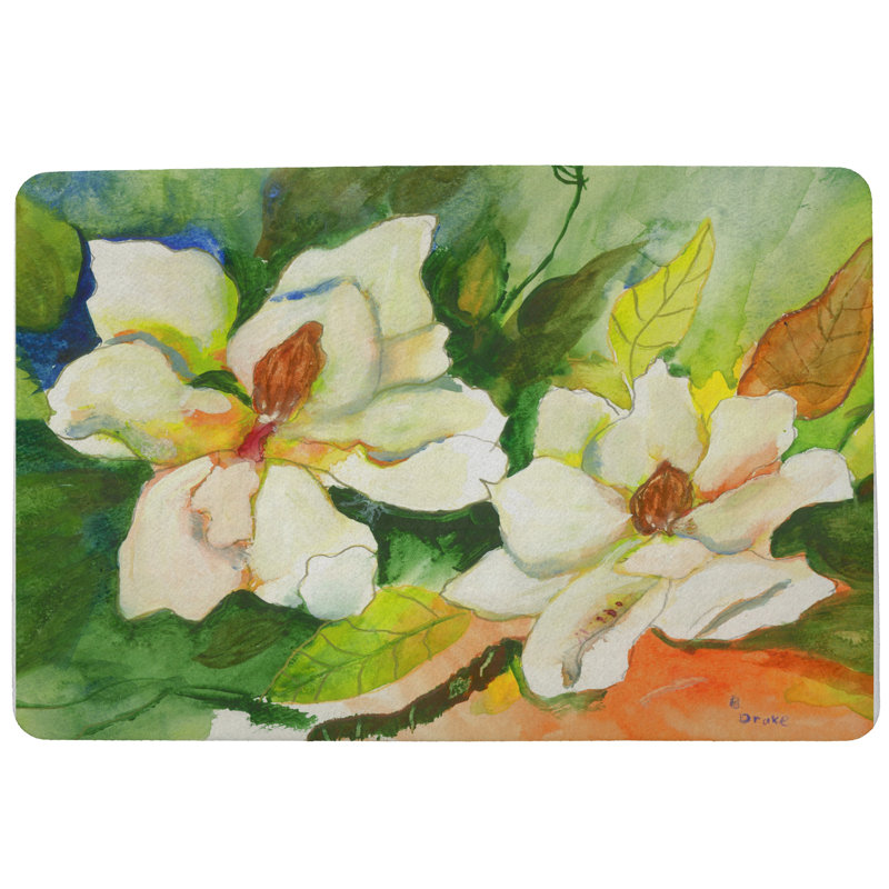 Melbreak Non-Slip Floral Doormat
