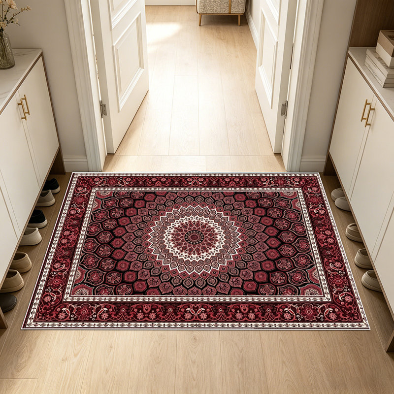 Ethnic-style mandala carpet, soft and easy to maintain, suitable for multiple scenarios, universal for home and commercial spaces, indoor soft furnishing carpet