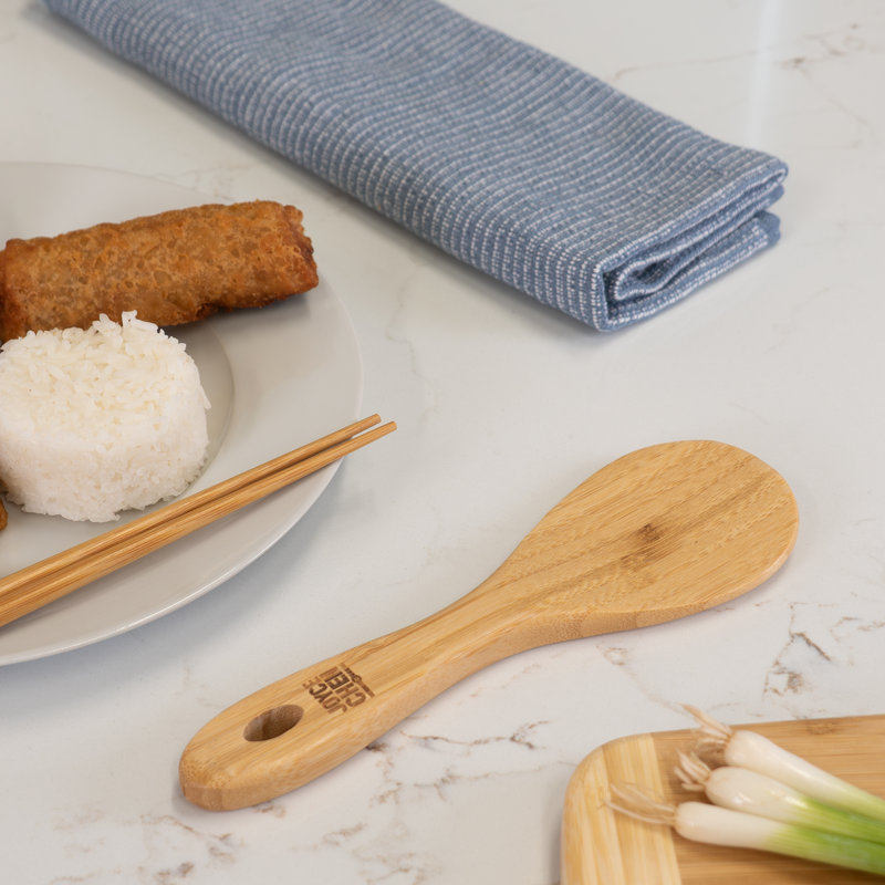 Joyce Chen Burnished Bamboo Rice Paddle, 9-inch
