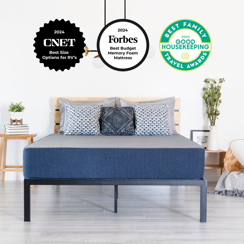 Dreamfoam Bedding Chill Gel Memory Foam Mattress, 6", Full 