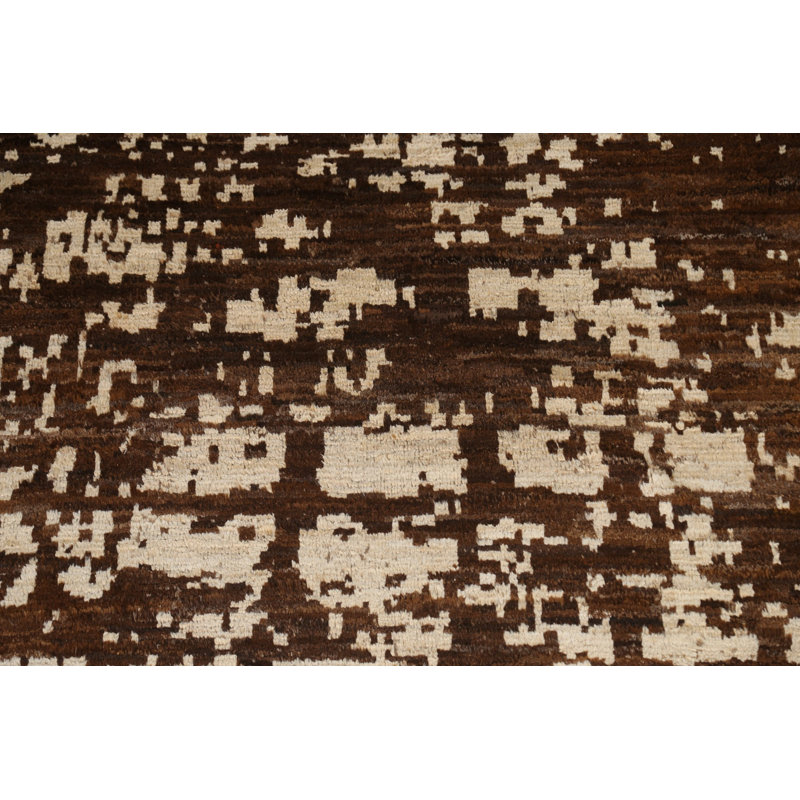 Tapis marocain brun 6 x 1