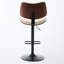 Ensemble de chaises de bar pivotantes 360 ° Mid Century-1666151911
