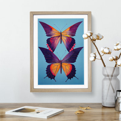 Royal Butterflies - Single Picture Frame Print
