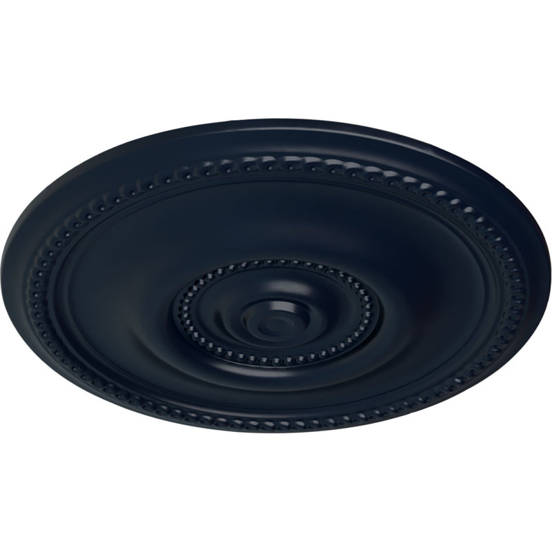 Médaillon de plafond Endurathane Raynor, DE 20 5/8 po x P 1 3/8 po (convient aux auvents jusqu'à 6 po), fini de rêve de minuit peint à la main