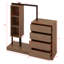  Meuble d'organisation avec 4 tiroirs et 3 tablettes de rangement Corunna-1880946553
