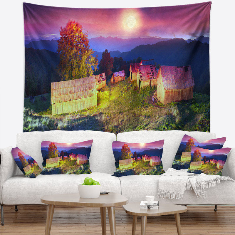 Polyester Tapestry, 50" H x 60" W
