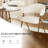 Modern Upholstered Dining Chair with Curved Backrest and Wood-Look Metal Legs, Ergonomic Design and Thick Cushion-114945884