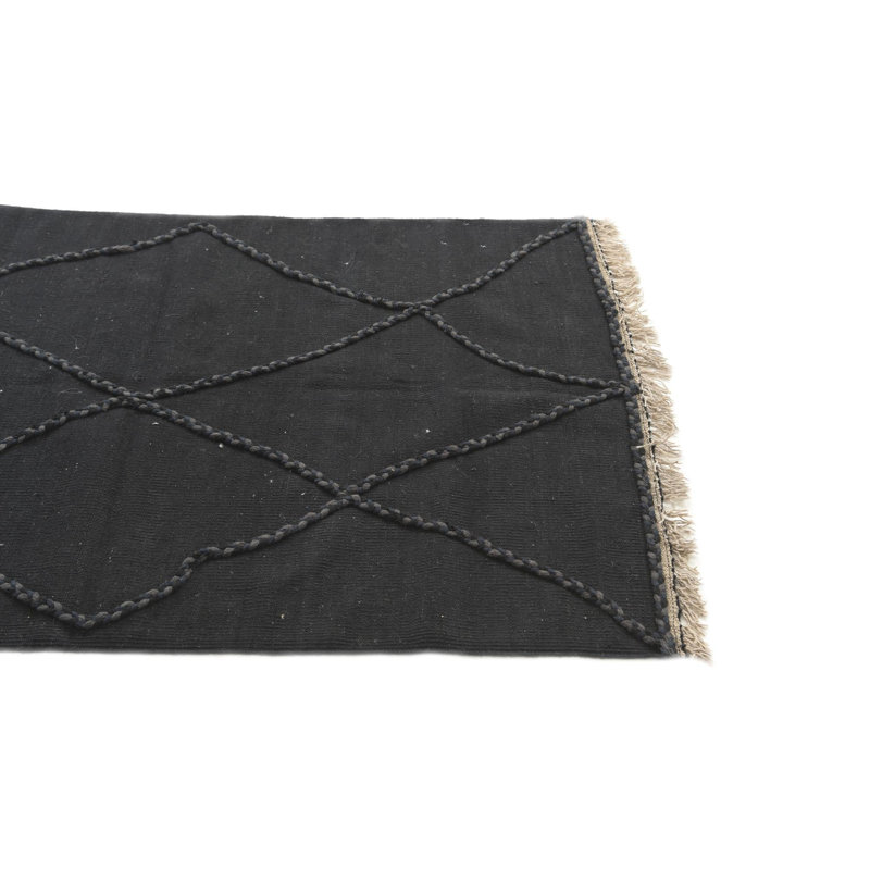 Odell Black Rug