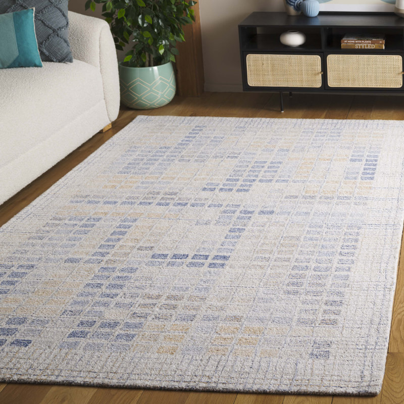Tapis beige / gris Cassello 808, Rectangle de 5 pi x 8 pi