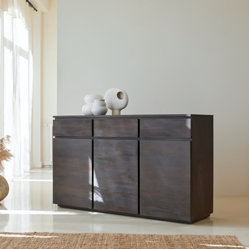 Eva 59.06'' Solid Wood Sideboard