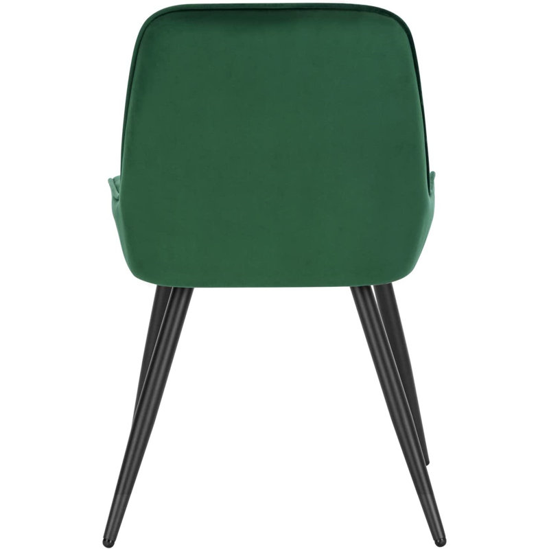 Aftinia Upholstered Dining Chair, Dark Green