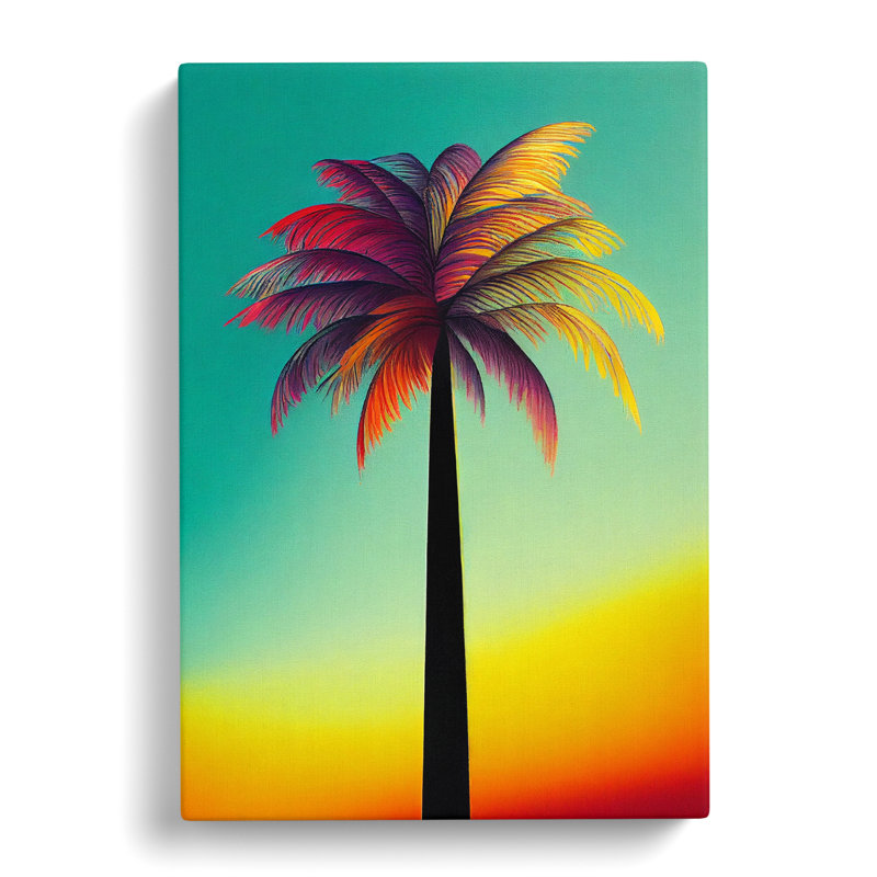 Palm Tree Vol.1 - Wrapped Canvas, 50cm H x 35cm W x 3cm D