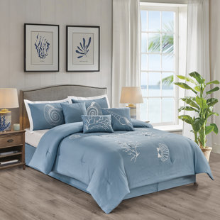 Cecily Coastal Abstract Comforter