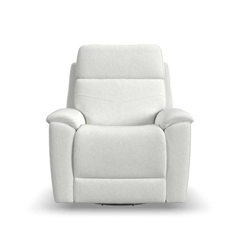Rex Swivel Gliding Recliner With Power Headrest & Lumbar, Power-Control