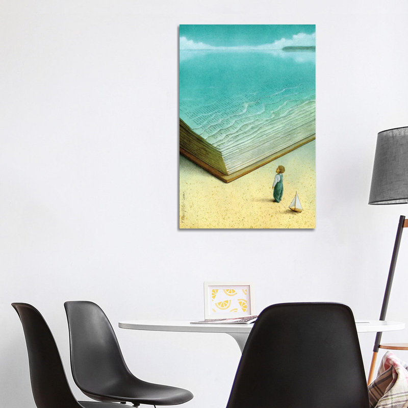Ocean by Pawel Kuczynski - Painting on Canvas, Wrapped Canvas, 101.6 cm H x 66.04 cm W x 1.91 cm D
