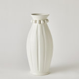 Pearl Vase-Matte White-Tall