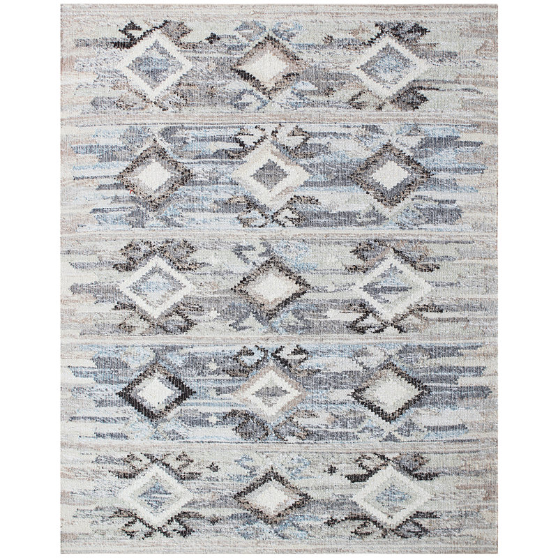 ANFL8617ABETE Wool Area Rug, Rectangle 10' x 14'