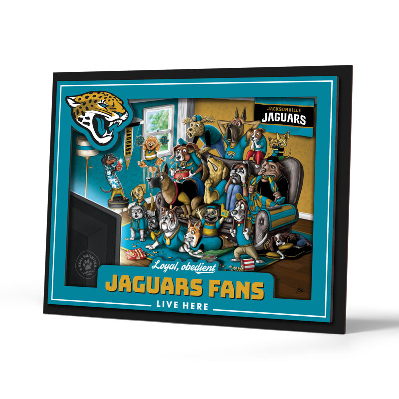  NFL Jacksonville Jaguars Purebred Fans, art mural, Jacksonville Jaguars