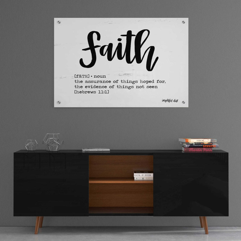 Faith - impression sans cadre, H 24 po x l 36 po x P 0,2 po