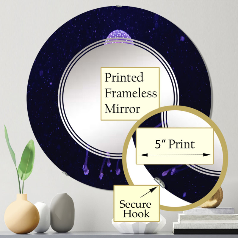 Miroir de salle de bain sans cadre, 24 po x 24 po