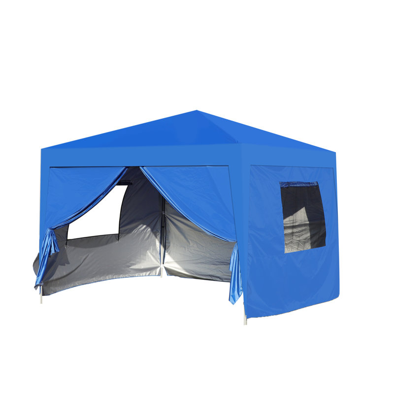 10 pi. L 10 pi. D Pop-up en métal, Bleu