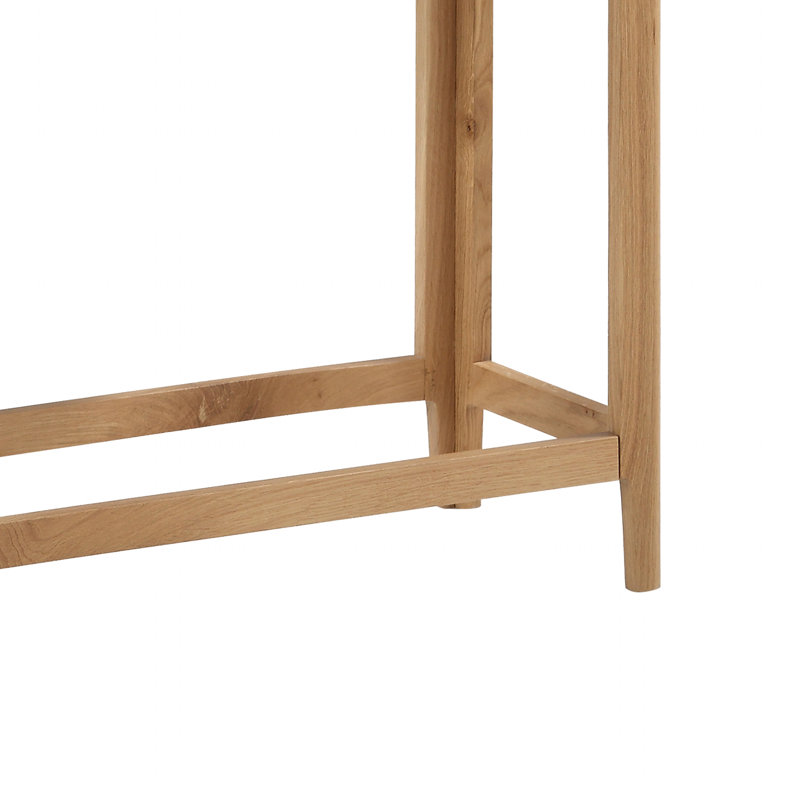 Remi Baylor Oak Side Table with Storage, Oak