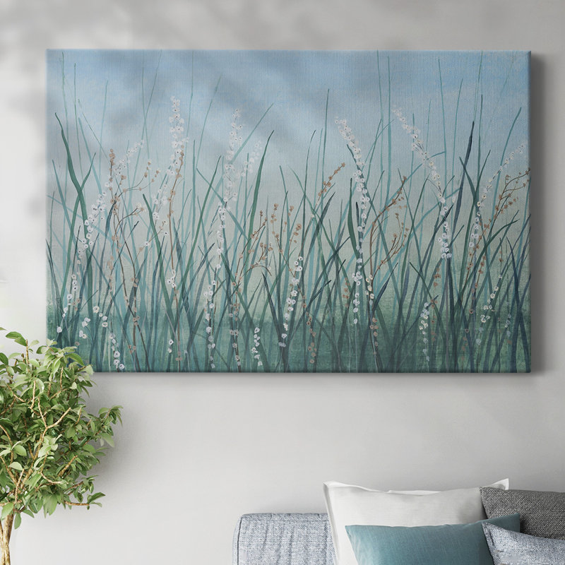Toile tendue Tall Grass II, H 12 po x l 18 po