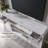 Modern TV Stand with Storage Cabinet & Drawers for TVs Up to 80", 32" Tall w/Soundbar & Adjustable Shelves, Curved Profile Design-1556033164-1556033166