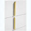 Table de chevet blanche 2 tiroirs ultrabrillante