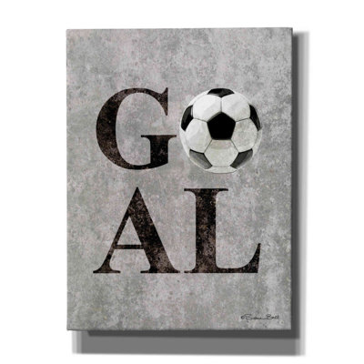«Soccer GOAL» par Susan Ball, art mural sur toile