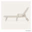 Chaise longue avec accoudoirs et roulettes Lakeside POLYWOOD-9706117