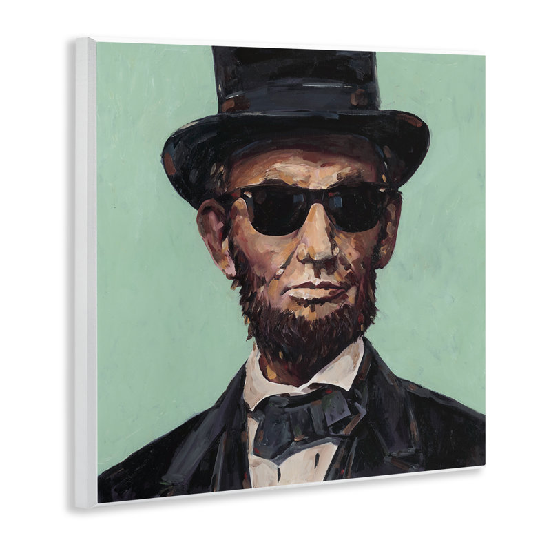 Plaque murale Honest Abe avec abat-jour, design Studio Bautista