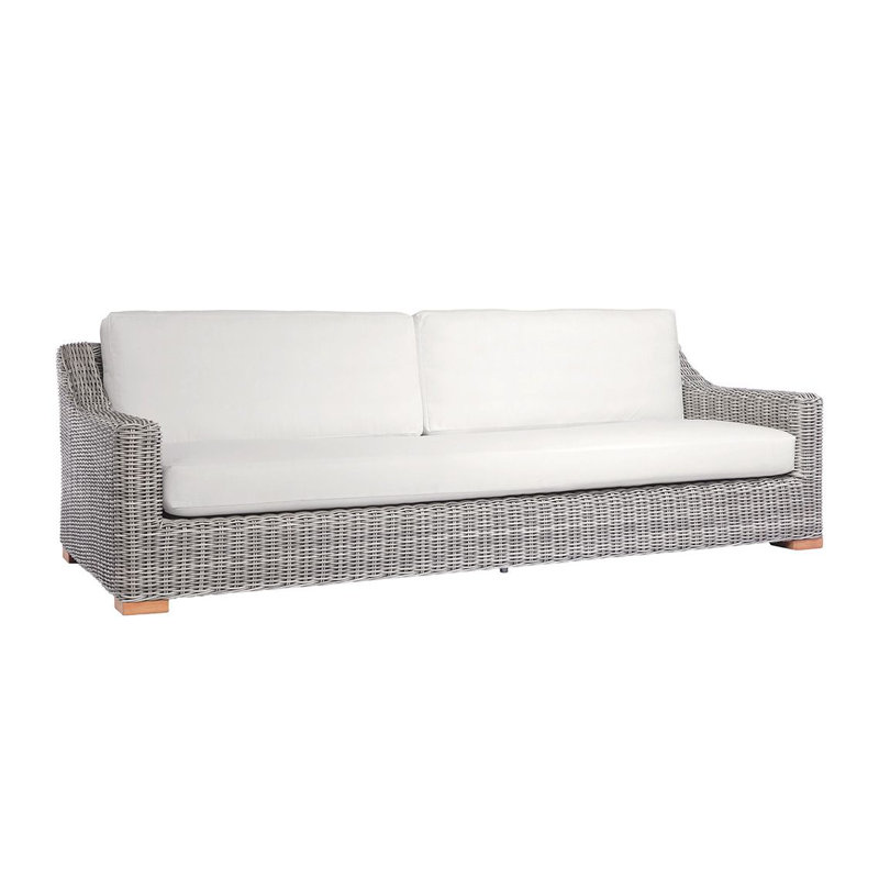 Tortola Deep Seating Sofa With Cushion, Cloud
