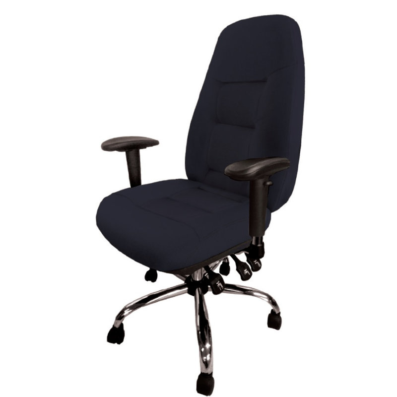 Kissena Polyester Blend Executive Chair, Black